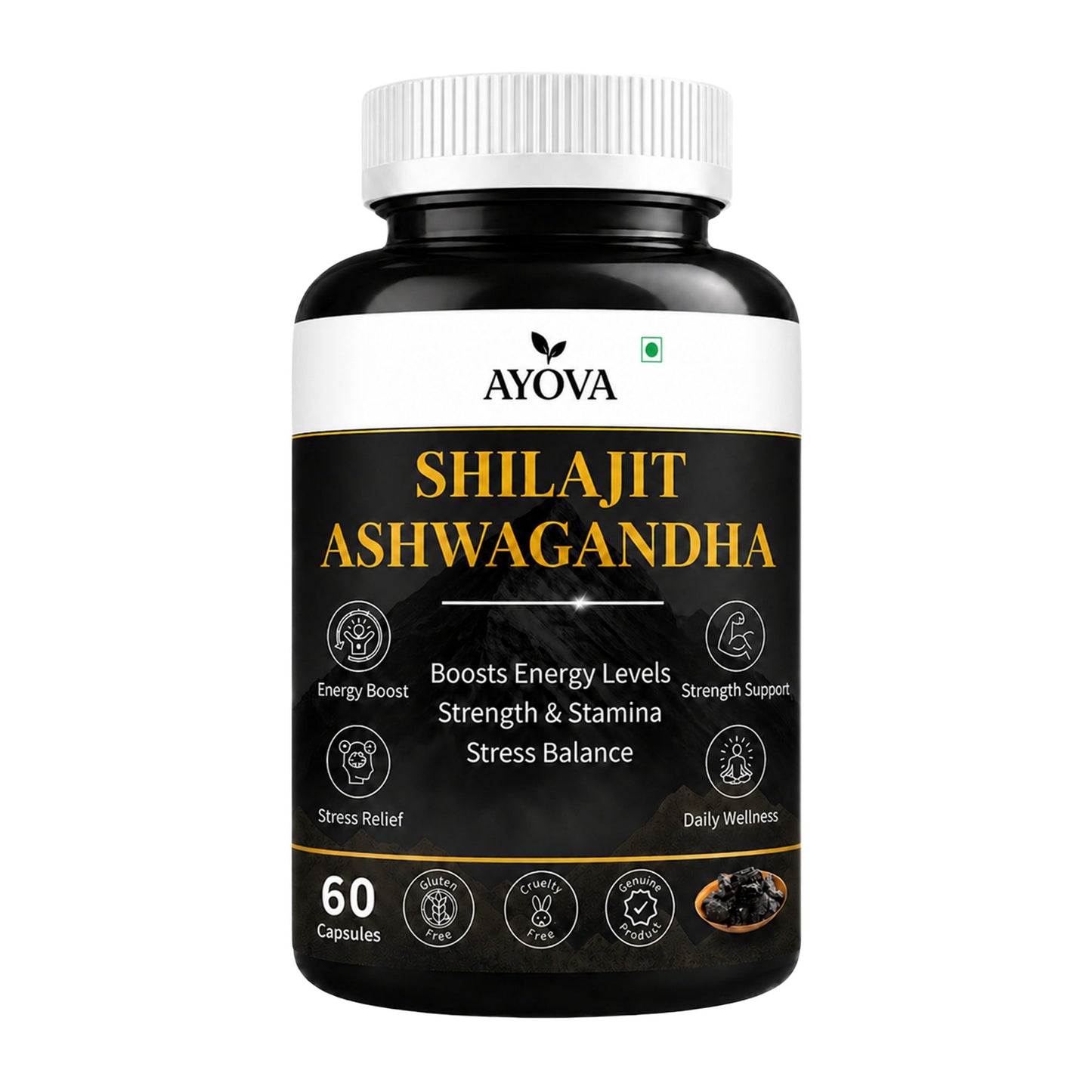 Shilajit + Ashwagandha Capsule