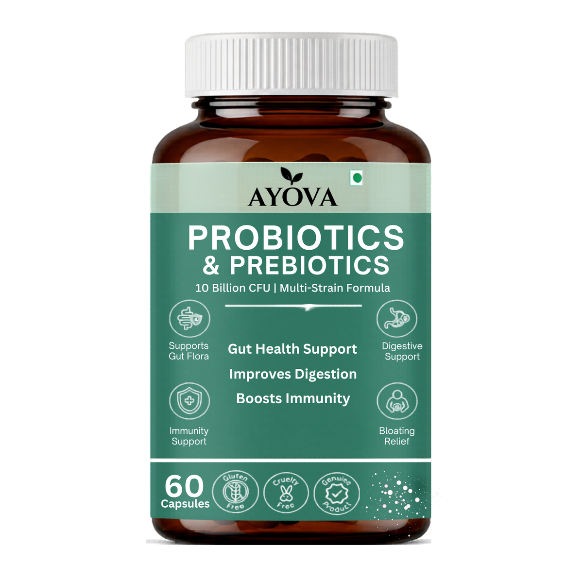Prebiotic+Probiotic 60 Billion CFU Capsule
